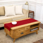 Solino Home 100% Pure Linen Table Runner Red, Classic Hemstitch 14 x 48 in | by SolinoHome