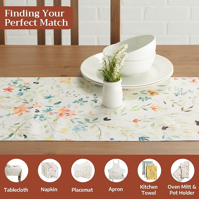 Maison d' Hermine Table Runner 100% Cotton 14.50" x 108" | Table Runners 108 - Image 4