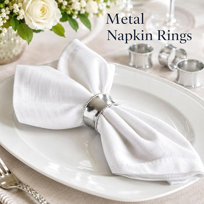 Durable Metal Iron Napkin Rings - Image 7