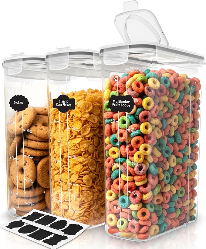Utopia Kitchen Cereal Containers Storage Set by UTOPIAKITCHEN