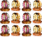 Unique Artisan Resin Napkin Rings Set of 36, Luxurious Modern Table Decor by ALPHALivingHOME