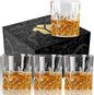 OPAYLY Whiskey Glasses Set of 4, Rocks Glasses, 10 oz Old Fashioned Tumblers by OPAYLY