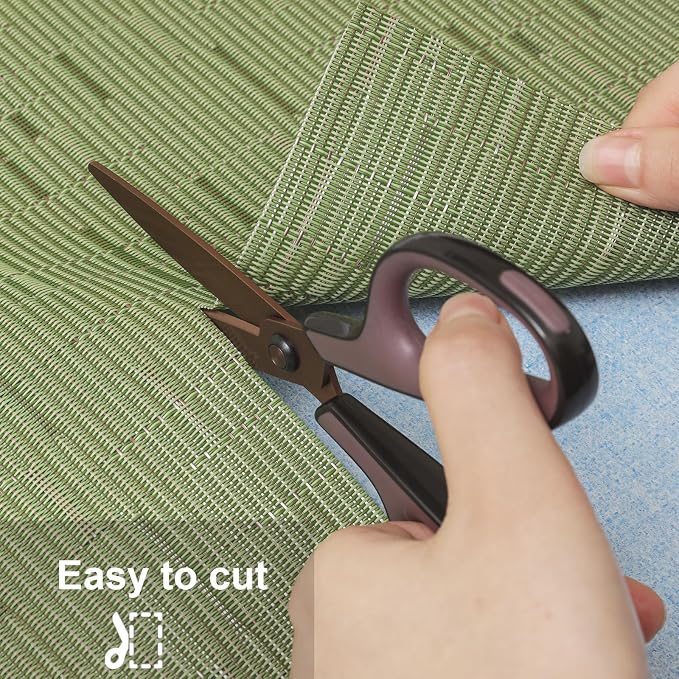 Myir JUN Green Table Runner Home Decor Dining Table Runners | Vinyl Table - Image 6