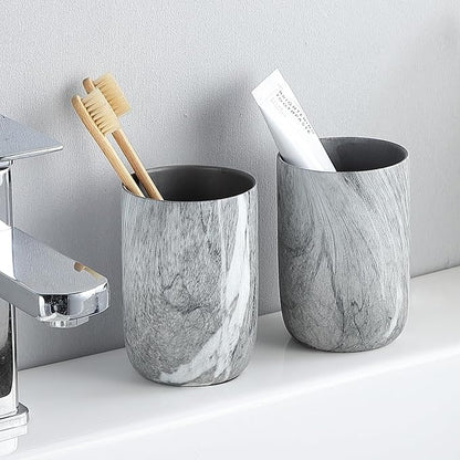 Marble Grey Toothbrush Holders for Bathrooms - Image 8