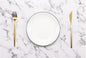 Marble Faux Leather PU Placemats, Set of 6, Easy to Clean, Heat & Stain Resistant for Dining Kitchen Table, Office Conference, Home Decor