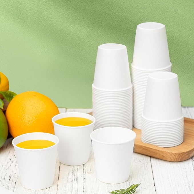 RACETOP 3 oz Bathroom Paper Cups, 200 Pack, Disposable Mouthwash Cups | - Image 5