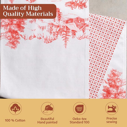 Maison d' Hermine Table Runner 100% Cotton 14.50" x 72" | Table Runners 72 - Image 3