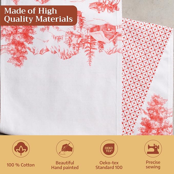 Maison d' Hermine Table Runner 100% Cotton 14.50" x 108" | Table Runners 108 - Image 3