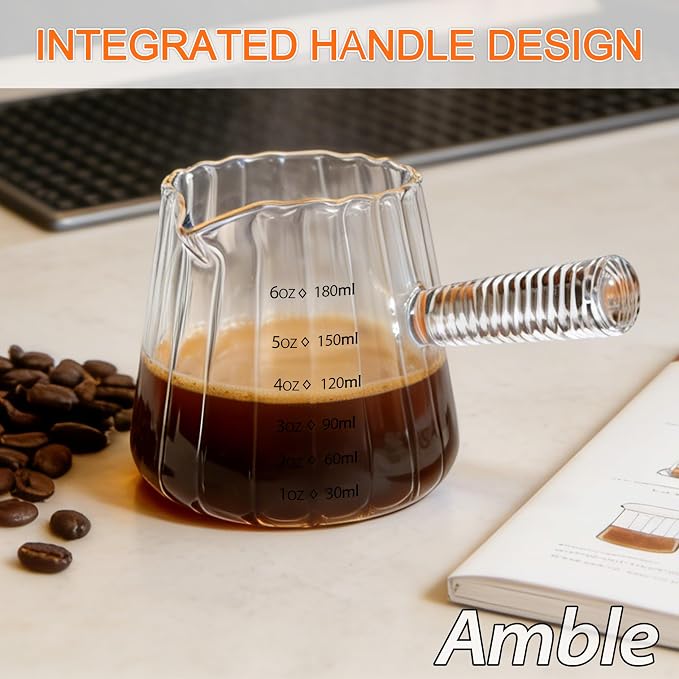 Amble Espresso Cups, Espresso Accessories, 6 Oz Espresso Shot Cups - Image 6