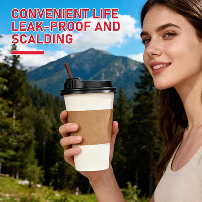 16 oz 100 Pack Coffee Cups - Image 9