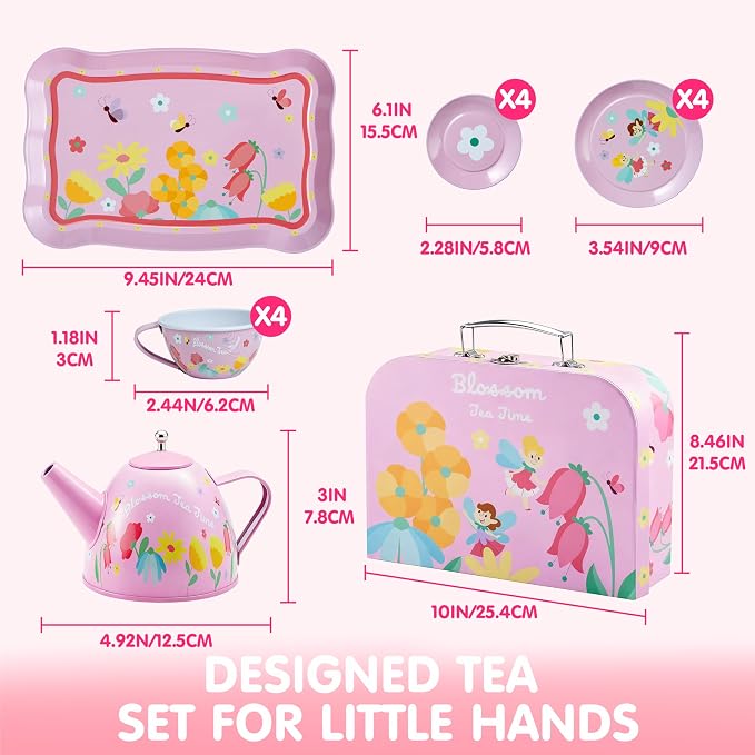 JOYIN Fairy Blossom Tea Party Set - Image 4