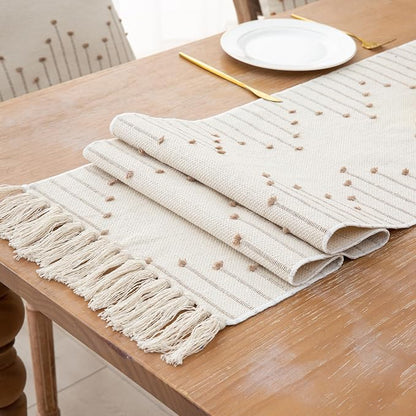 Table Runner 72 Inches Long, Boho Style - Image 6