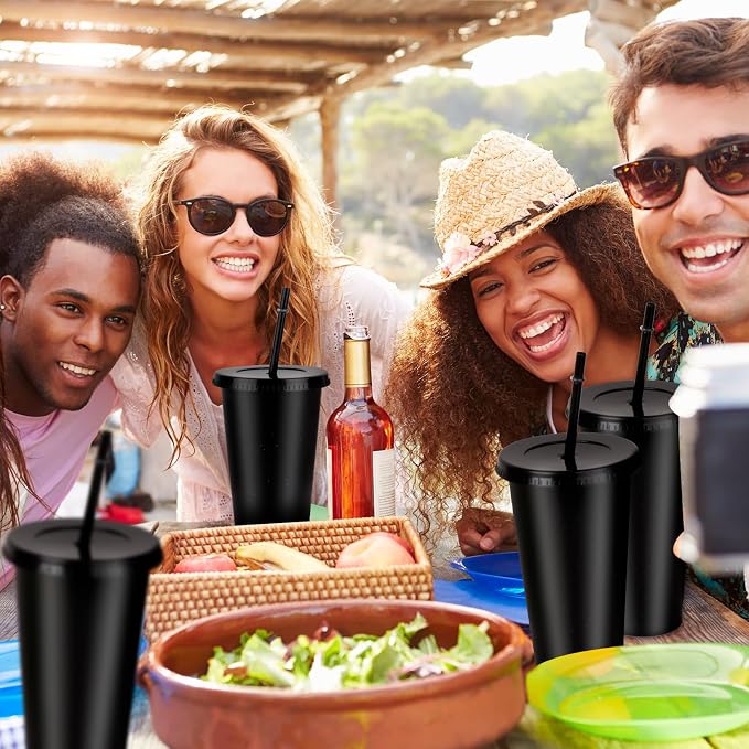Hxezoc 16-Piece Reusable Cups - Image 3