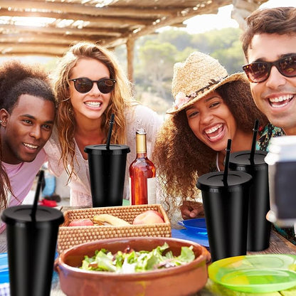 Hxezoc 16-Piece Reusable Cups - Image 3