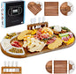 Large Charcuterie Board Set, Acacia Wood, Oil Finish | Magnetic 3-Piece Acacia by TheEliteSnacker
