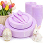 KIRE 150 PCS Purple Plastic Plates by KIRE