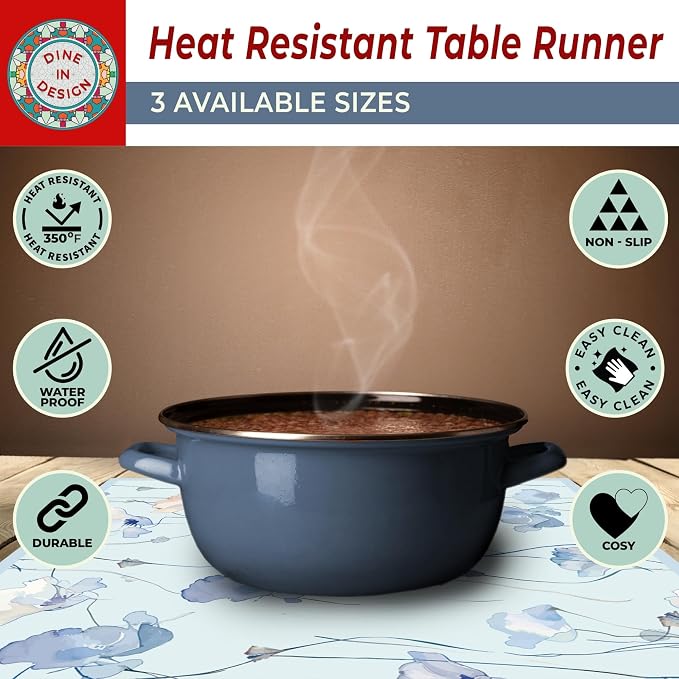 Heat Resistant Table Runner, 39 x 12 Inch - Image 5