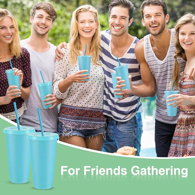 Amyhill 12 Pcs Reusable Plastic Cup - Image 6