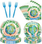 Rakuto Happy Earth Day Decorations, Environmental Protection Themed Decor by Rakuto