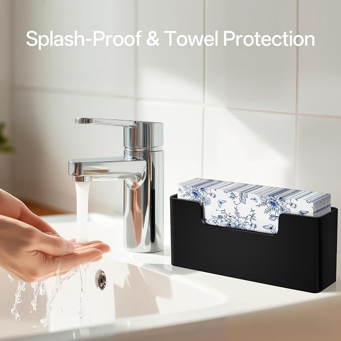 HBlife Acrylic Guest Towel, Paper Napkin Holder - Image 4