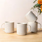 theterra Ceramic Coffee Mugs Set of 4, 14.2 oz Coffee Cups by TheTerra