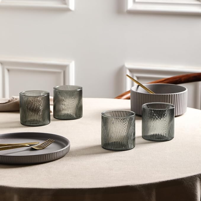 Stone Lain Haven Stoneware 32-Piece Dinnerware Set, Plates and Bowls Sets - Image 8
