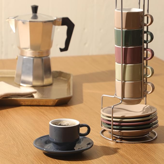 Gibson Home Brew Harmony 13 Piece Espresso Cup Set - Image 2