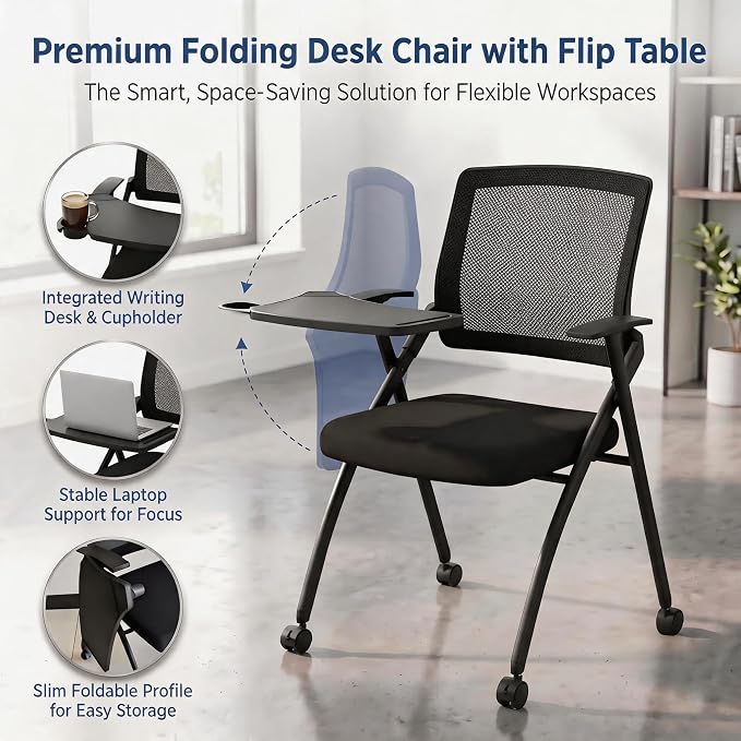 100 Pack Folding Office Chair - Image 5