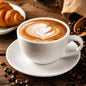 DeeCoo 11 oz White Cappuccino Mug- Large Ceramic Coffee Cup by DeeCoo