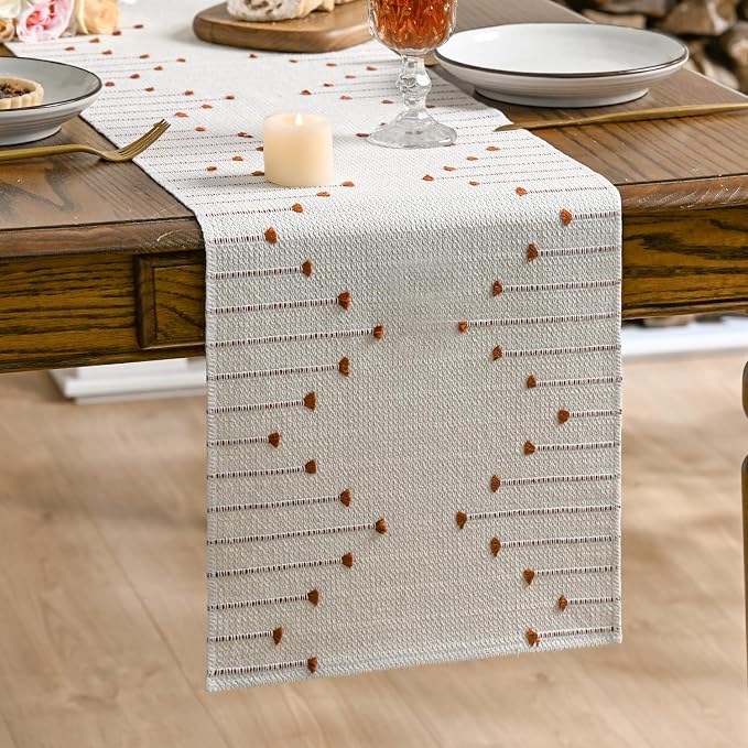 Artoid Mode Caramel Boho Table Runner by ArtoidMode