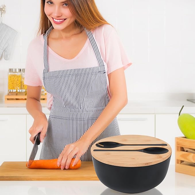 GEHE Bamboo Fiber Salad Bowl - Image 7