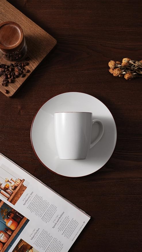 famiware Venus Coffee Mugs Set of 4, 13 oz Ceramic Stoneware Mug Cup Set | - Image 8