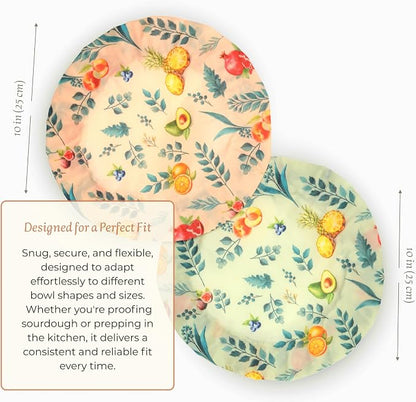 Sourdough Bowl Covers for Bread Proofing, 10 Inch, - Image 2
