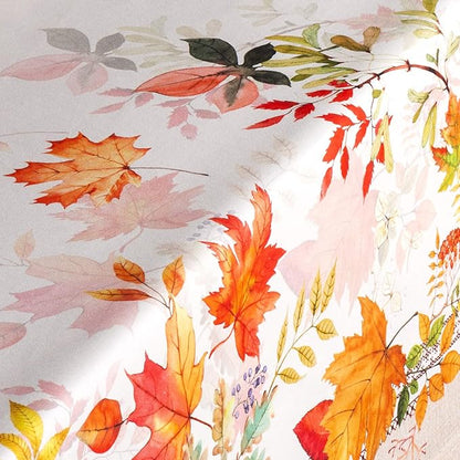 Maison d' Hermine Table Cloth Rectangle Table 100% Cotton 70 x 90 Inches Fall Tablecloth Reusable Everyday Use for Thanksgiving Christmas Decorations Dining Farmhouse Party (Amarante)