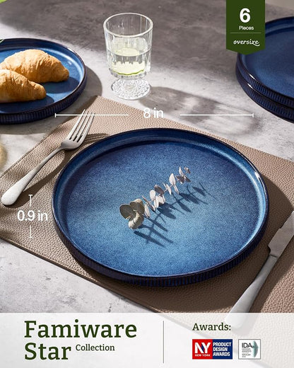 famiware Star 10/8 inches Salad Plates Set - Image 3