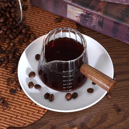 2 PCS Espresso Measuring Cup 6 Oz, Espresso Glass Cups - Image 6