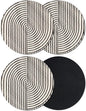 Abstract Geometric Coasters Set of 4, Absorbent Coasters by Unknown