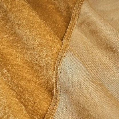 Gold Velvet Table Runner 10ft Extra Long Luxury Fall Thanksgiving Runners | 5 - Image 5