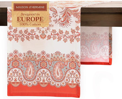 Maison d' Hermine Table Runner 100% Cotton 14.50" x 108" | Table Runners 108 by MaisondHermine