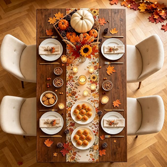 Fall Table Runner 13×72 in - Image 7