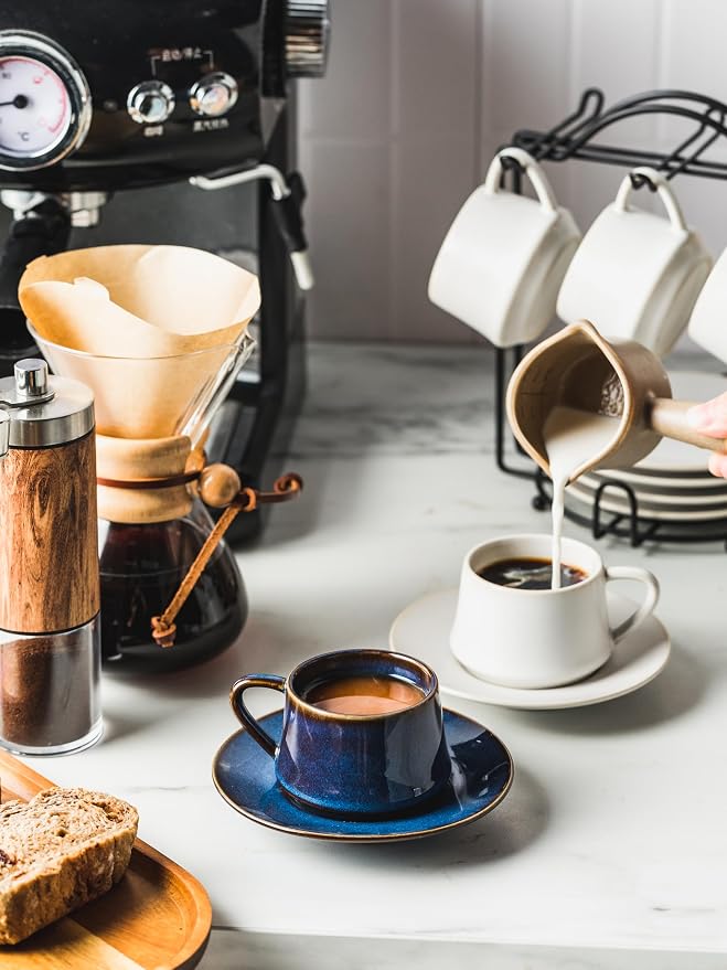 YHOSSEUN 4 OZ Espresso Cups Set of 6 - Image 7