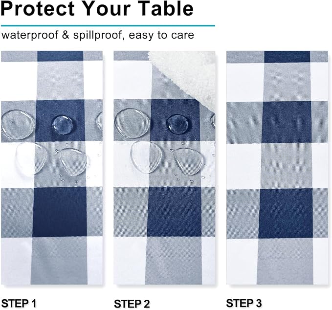 Checkered Tablecloth Rectangle - Image 2