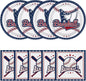 NatNarr 50 Pcs Baseball Plates and Napkins, Disposable Baseball Party Supplies by NatNarr