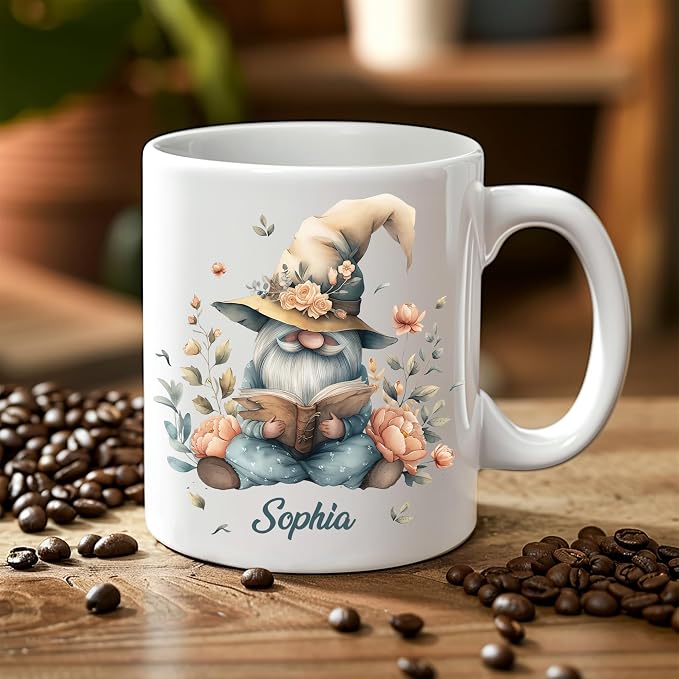 Hyturtle Autumn Gnome Coffee Mug 11oz – Autumn Gnome Mug Gifts - Image 5