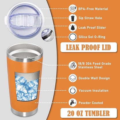 20oz Tumbler Insulated Coffee Tumblers - Image 3
