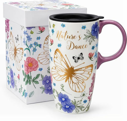 Topadorn Ceramic Travel Mug by Topadorn