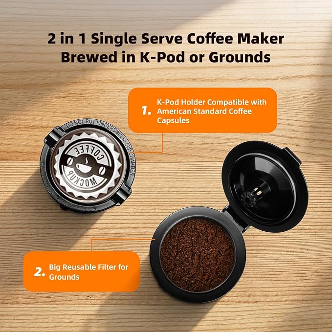 Horavie Small Single Serve Coffee Maker - Image 3