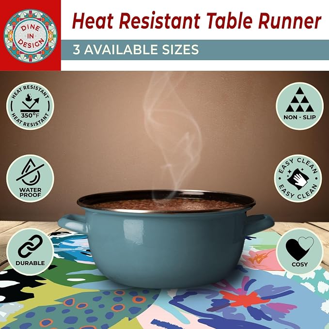 Heat Resistant Table Runner, 39 x 12 Inch - Image 5