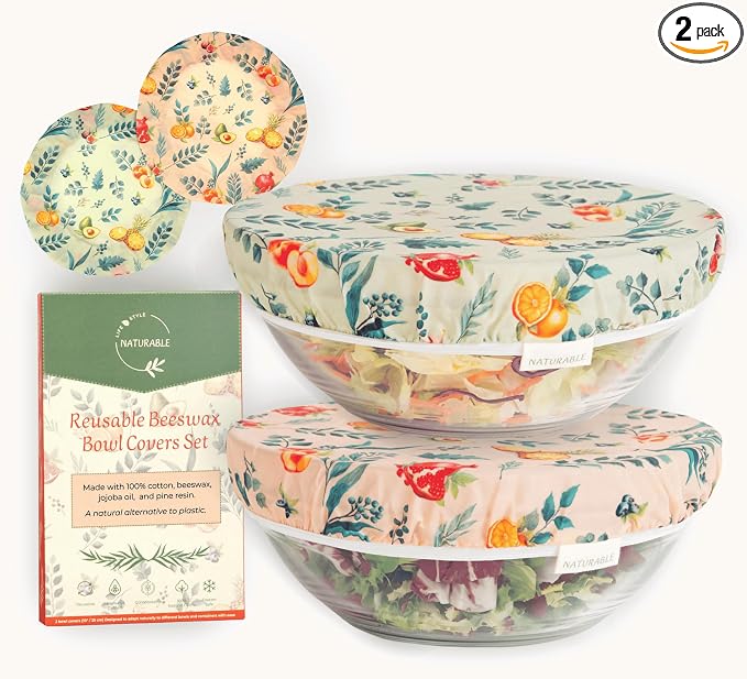 Sourdough Bowl Covers for Bread Proofing, 10 Inch, by Naturable