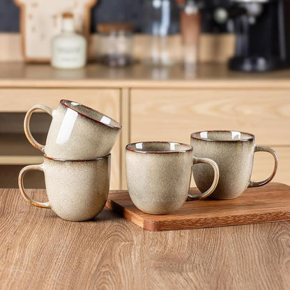 AmorArc 12oz Coffee Mugs, Ceramic Coffee Mugs set of 6 - Image 6